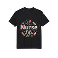 Nurse Life Graphic T-Shirt — Cute Medical Icons Tee for Nurses