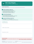 CHF Teaching Sheet