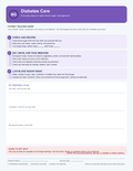 Diabetes Teaching Sheet